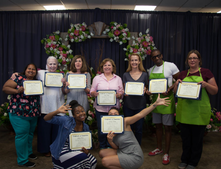 Floral Design School Halls Atlanta Wholesale Florist Inc.